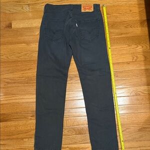 Levi's Men's Black Straight-Leg Jeans